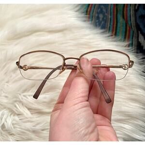 Giorgio Armani prescription eyeglasses FRAMES GA 342 gold metal